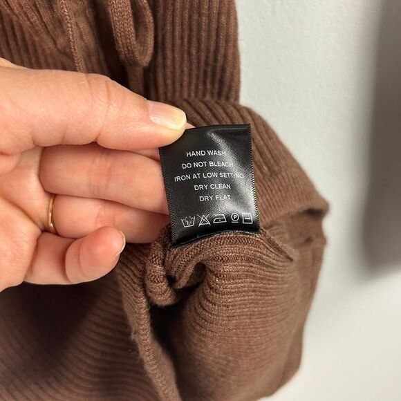 H:ours (Revolve) Willa  Rib Knit Long Sleeve Mini Dress - Picture 9 of 9